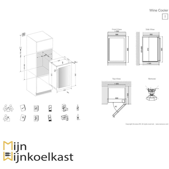 Dunavox Soul-49 Wijnklimaatkast | DAVS-49.116DSS | 2 Zones - Elite Wijnkoelkast