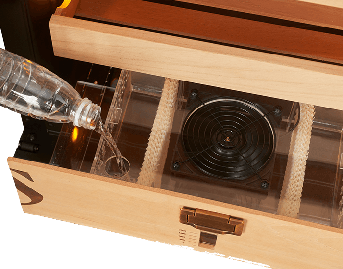 Swisscave Humidor CLB-460 2800 Sigaren- Elite Wijnkoelkast